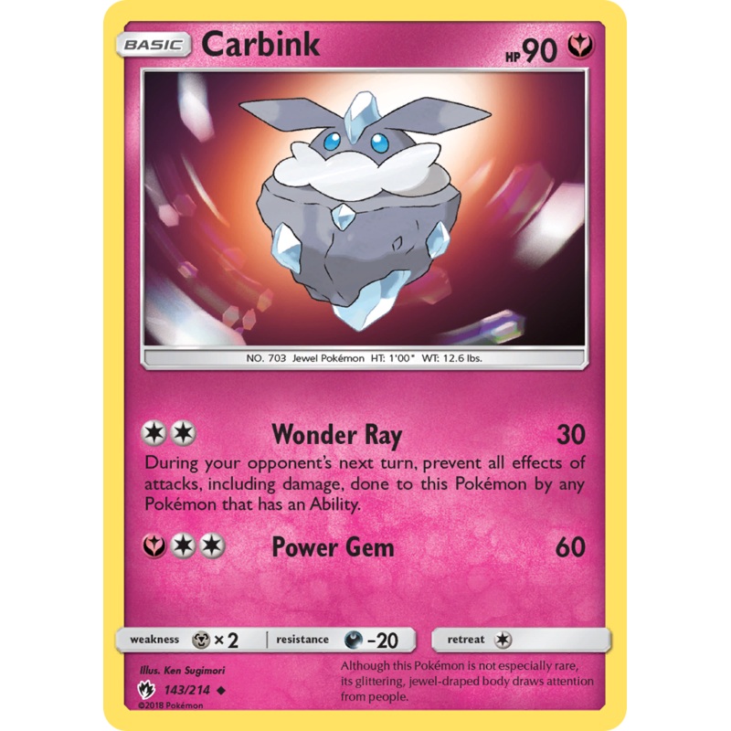 Carbink (143/214) [Sun & Moon: Lost Thunder]