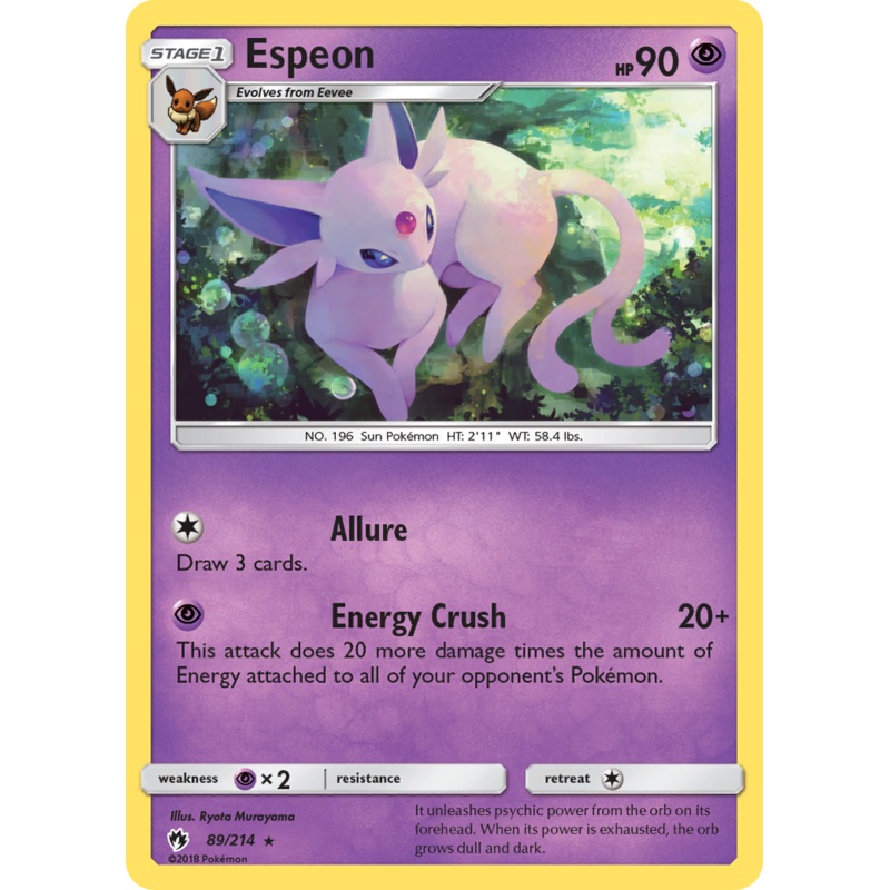 Espeon (89/214) [Sun & Moon: Lost Thunder]