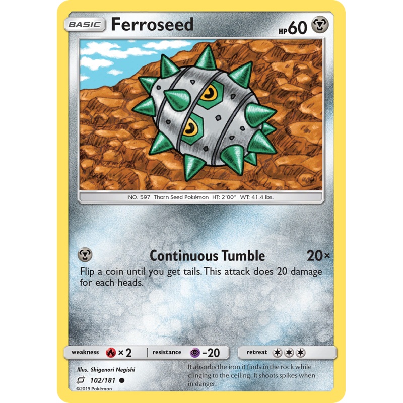 Ferroseed (102/181) [Sun & Moon: Team Up]