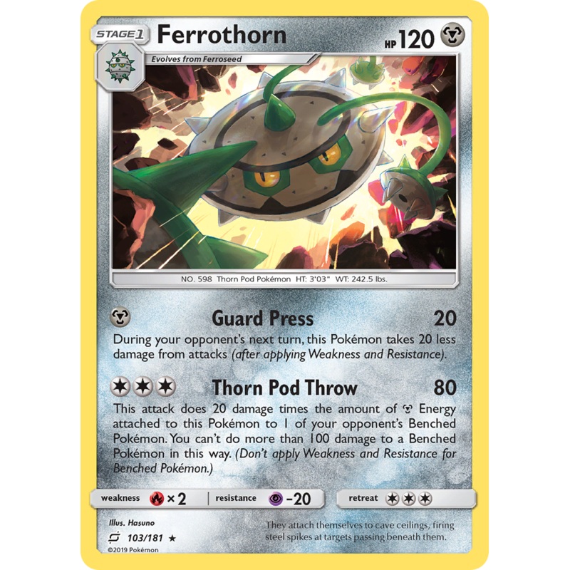 Ferrothorn (103/181) [Sun & Moon: Team Up]