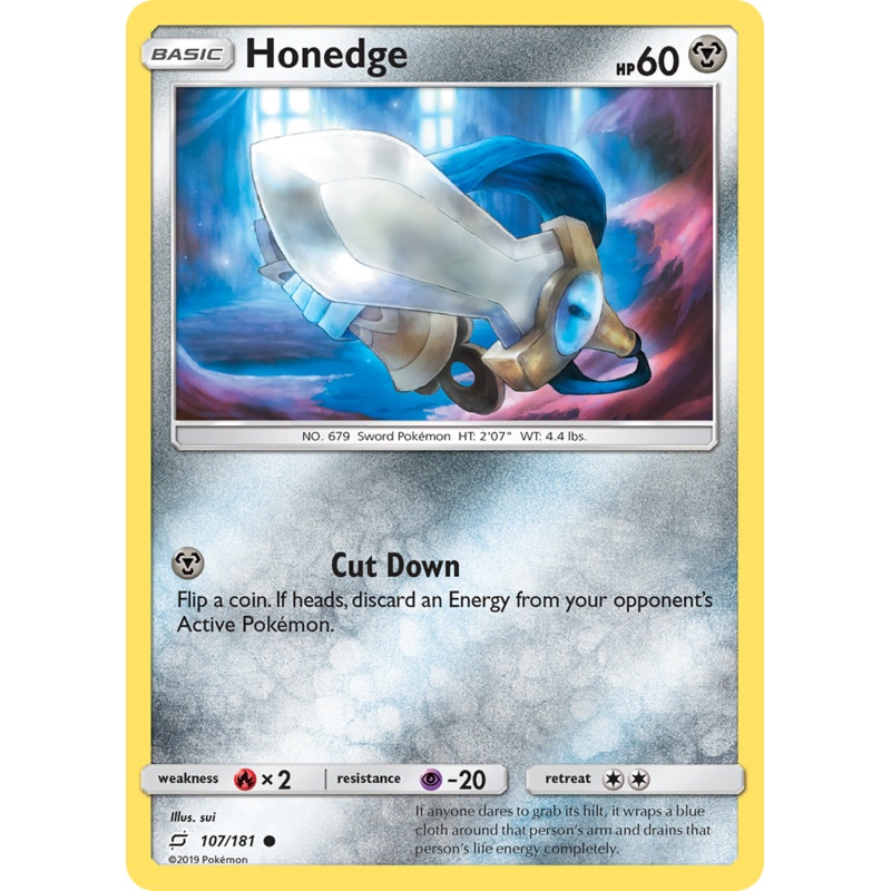 Honedge (107/181) [Sun & Moon: Team Up]