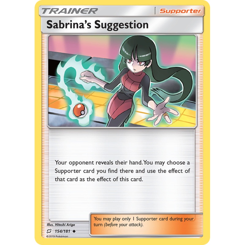 Sabrina's Suggestion (154/181) [Sun & Moon: Team Up]