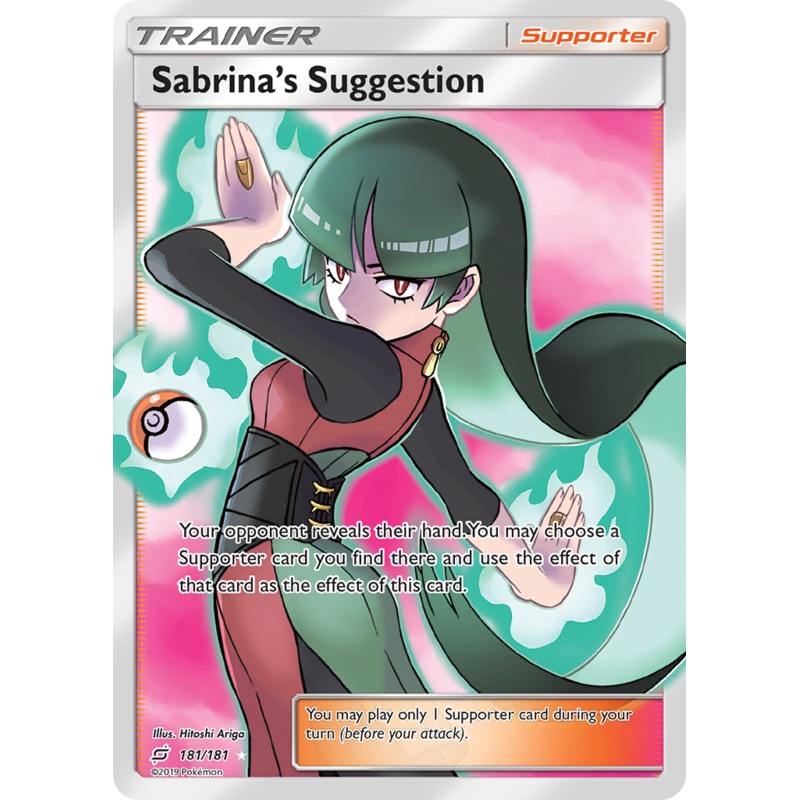 Sabrina's Suggestion (181/181) [Sun & Moon: Team Up]