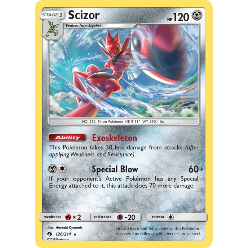Scizor (126/214) [Sun & Moon: Lost Thunder]