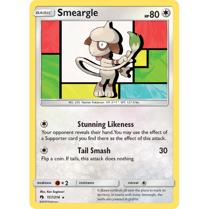 Smeargle (157/214) [Sun & Moon: Lost Thunder]