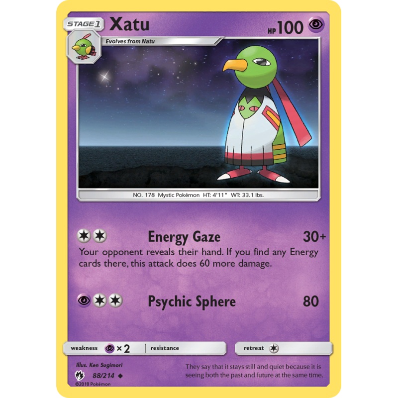 Xatu (88/214) [Sun & Moon: Lost Thunder]