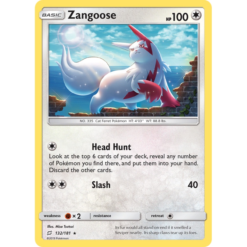 Zangoose (132/181) [Sun & Moon: Team Up]