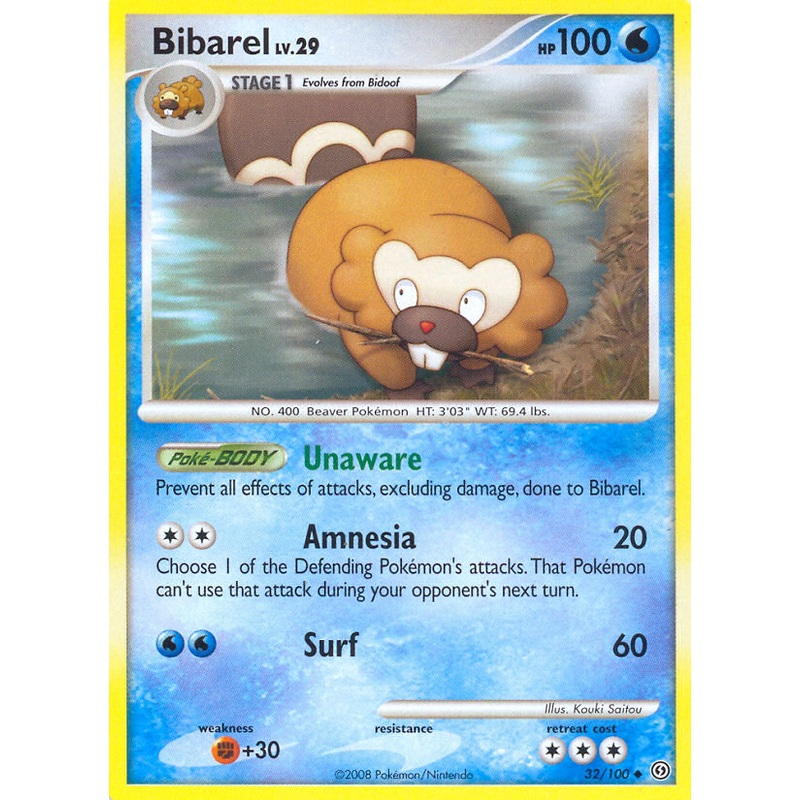 Bibarel (32/100) [Diamond & Pearl: Stormfront]