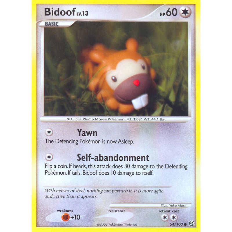 Bidoof (54/100) [Diamond & Pearl: Stormfront]