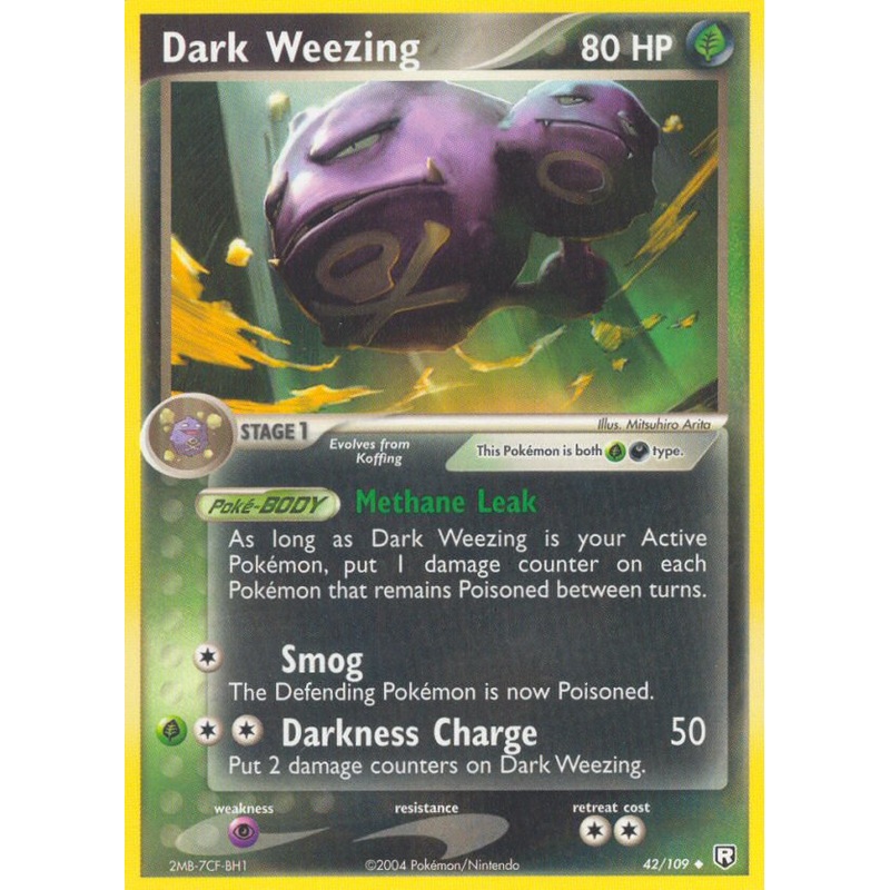 Dark Weezing (42/109) [EX: Team Rocket Returns]