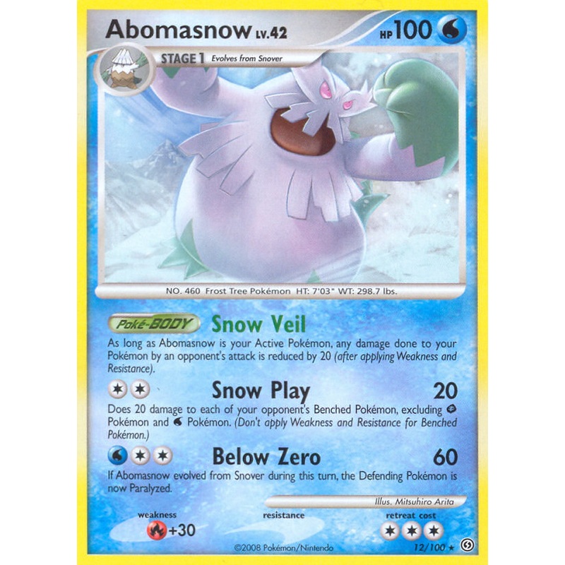 Abomasnow (12/100) [Diamond & Pearl: Stormfront]