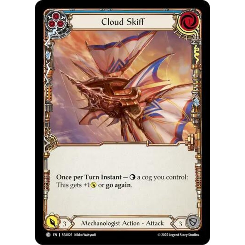 Cloud Skiff (Blue) [SEA026] (High Seas)