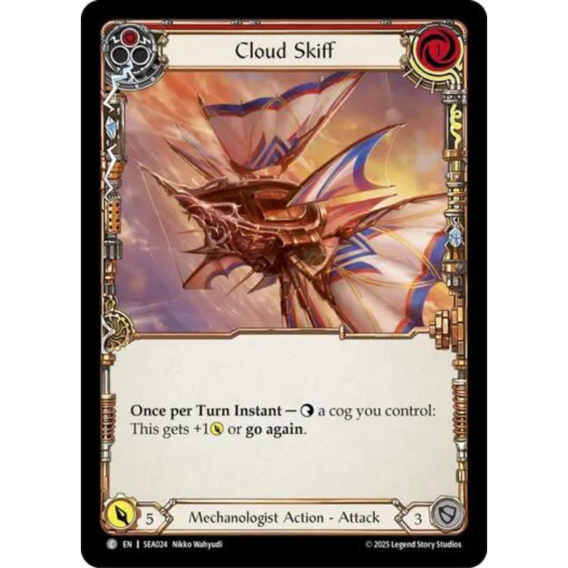 Cloud Skiff (Red) [SEA024] (High Seas)