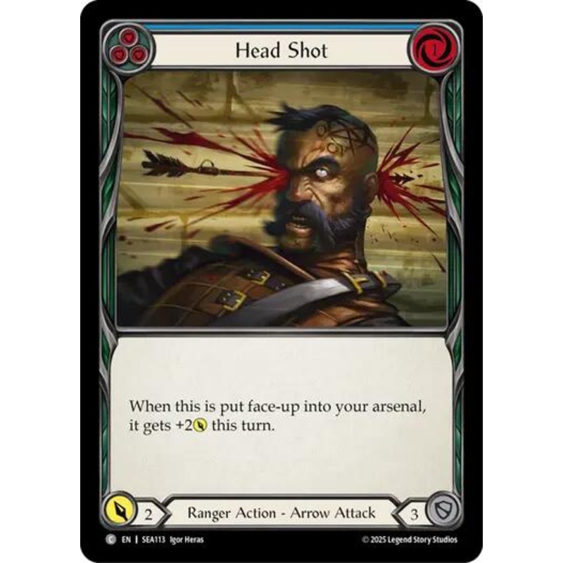 Head Shot (Blue) [SEA113] (High Seas)