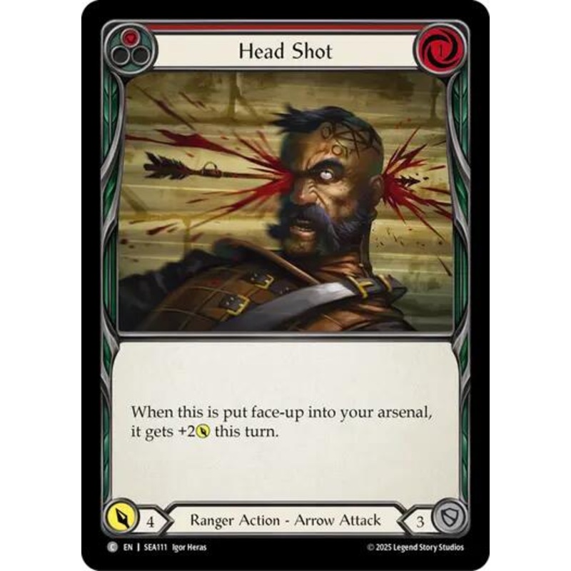 Head Shot (Red) [SEA111] (High Seas)