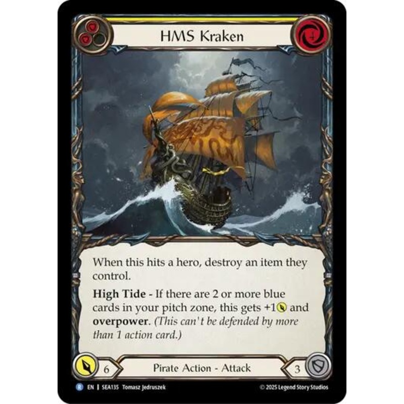 HMS Kraken [SEA135] (High Seas)  Rainbow Foil