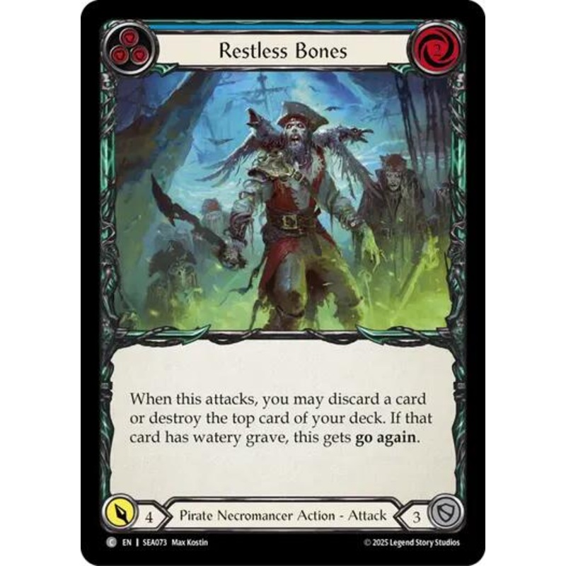 Restless Bones (Blue) [SEA073] (High Seas)