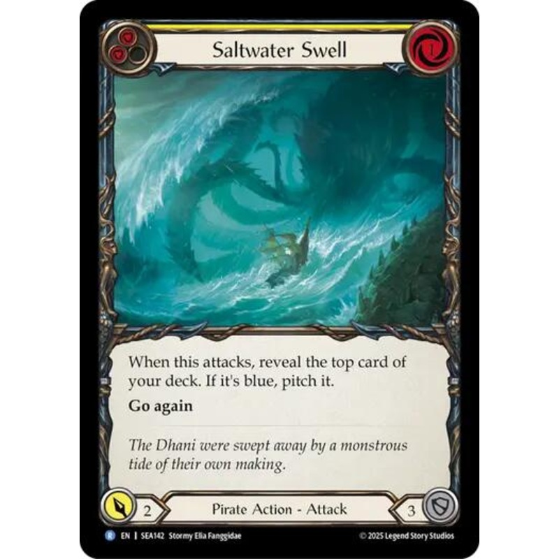 Saltwater Swell (Yellow) [SEA142] (High Seas)