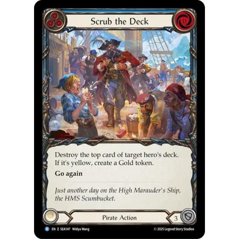 Scrub the Deck [SEA147] (High Seas)  Rainbow Foil