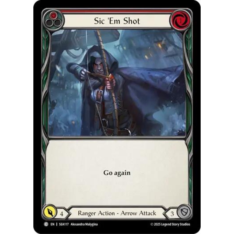 Sic 'Em Shot (Red) [SEA117] (High Seas)
