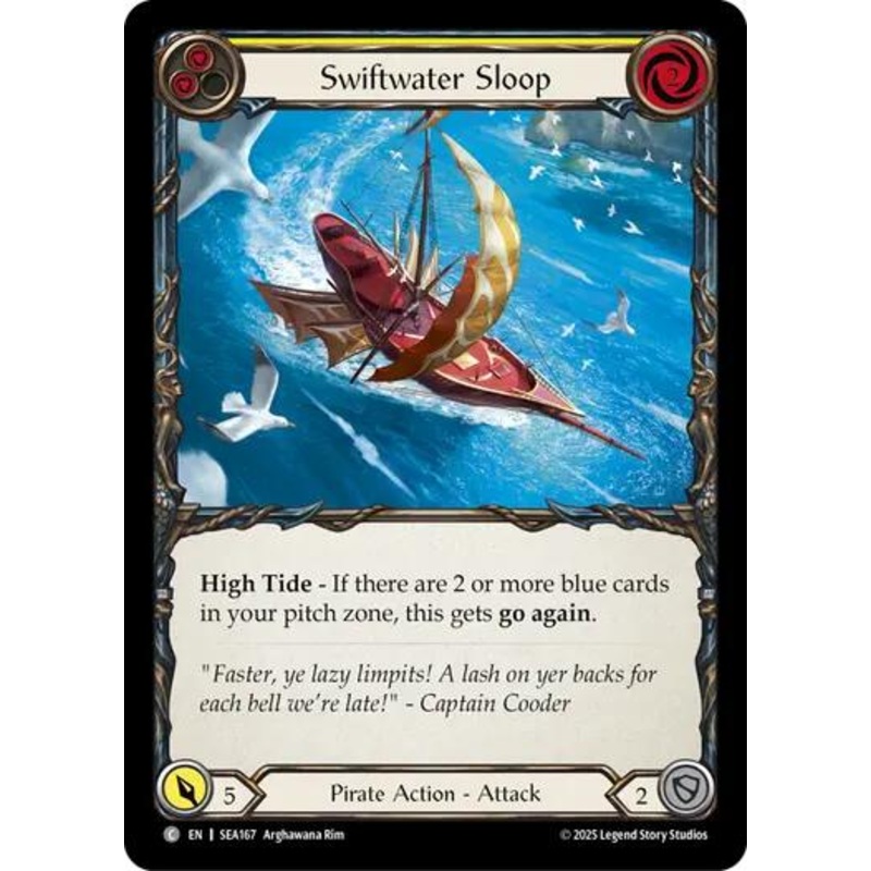 Swiftwater Sloop (Yellow) [SEA167] (High Seas)