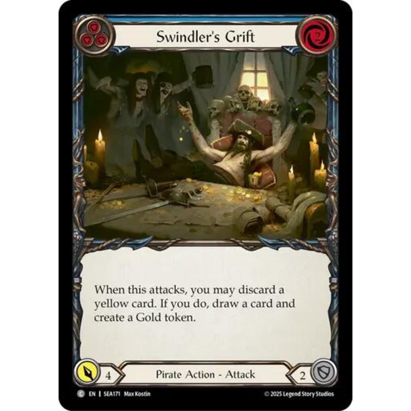 Swindler's Grift (Blue) [SEA171] (High Seas)  Rainbow Foil