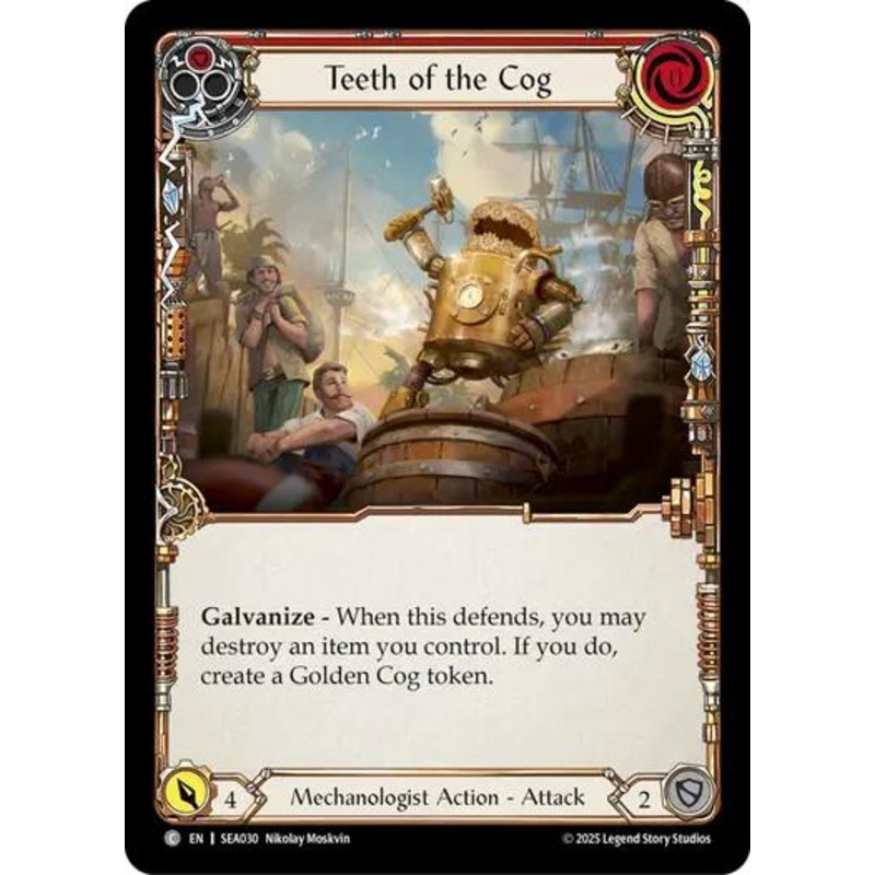 Teeth of the Cog (Red) [SEA030] (High Seas)