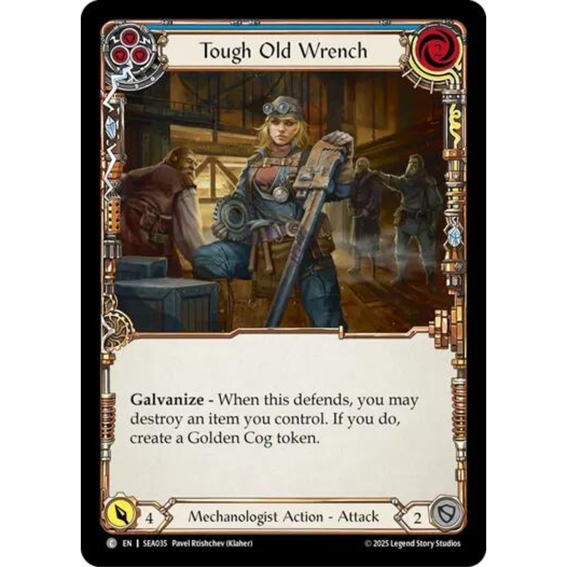 Tough Old Wrench (Blue) [SEA035] (High Seas)