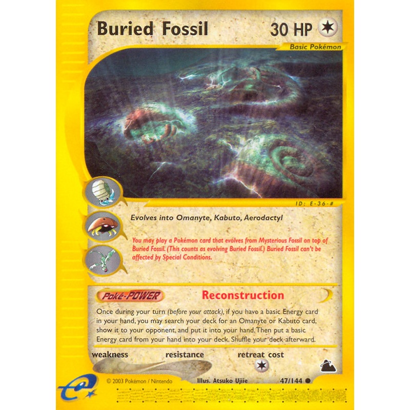 Buried Fossil (47/144) [Skyridge]