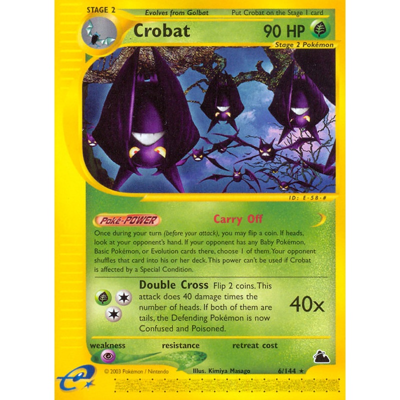 Crobat (6/144) [Skyridge]