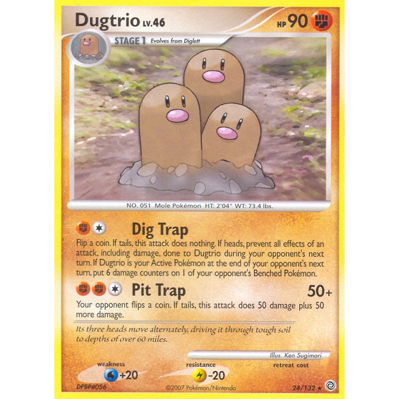 Dugtrio (24/132) [Diamond & Pearl: Secret Wonders]