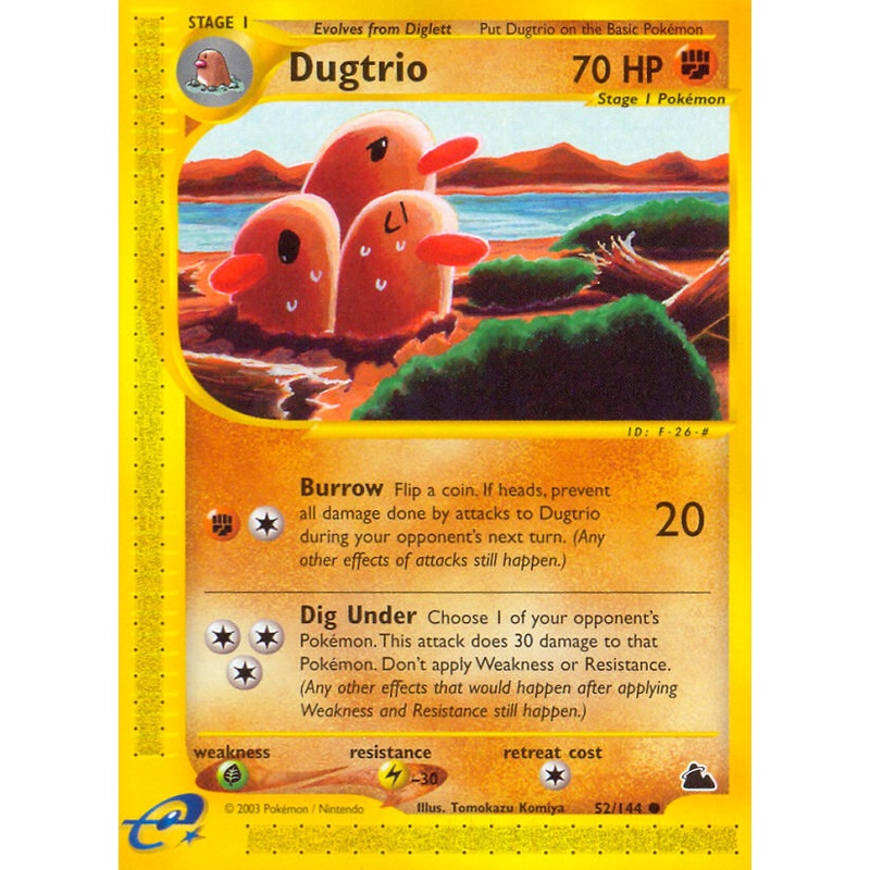 Dugtrio (52/144) [Skyridge]