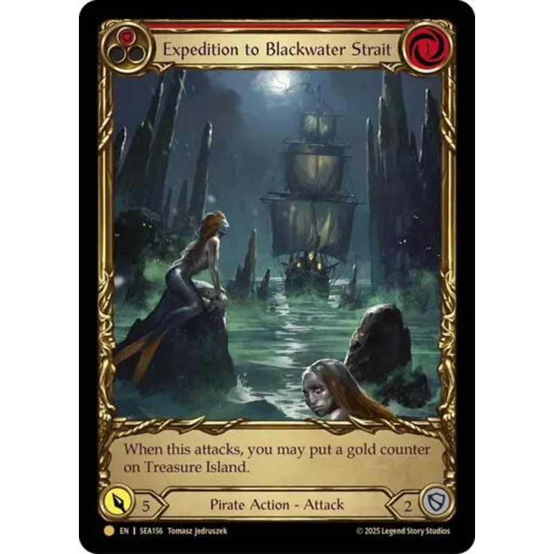 Expedition to Blackwater Strait (Treasure) [SEA156] (High Seas)  Cold Foil