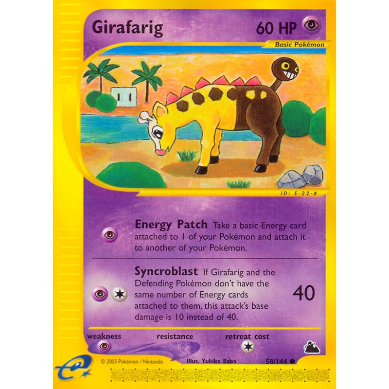 Girafarig (58/144) [Skyridge]