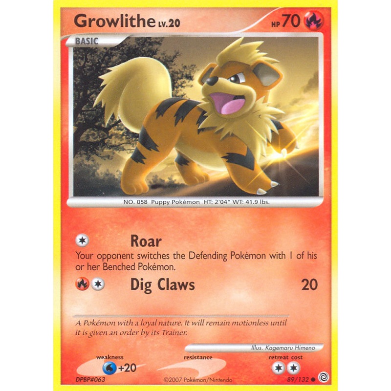 Growlithe (89/132) [Diamond & Pearl: Secret Wonders]