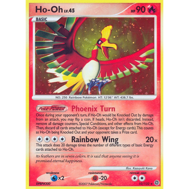 Ho-Oh (10/132) [Diamond & Pearl: Secret Wonders]