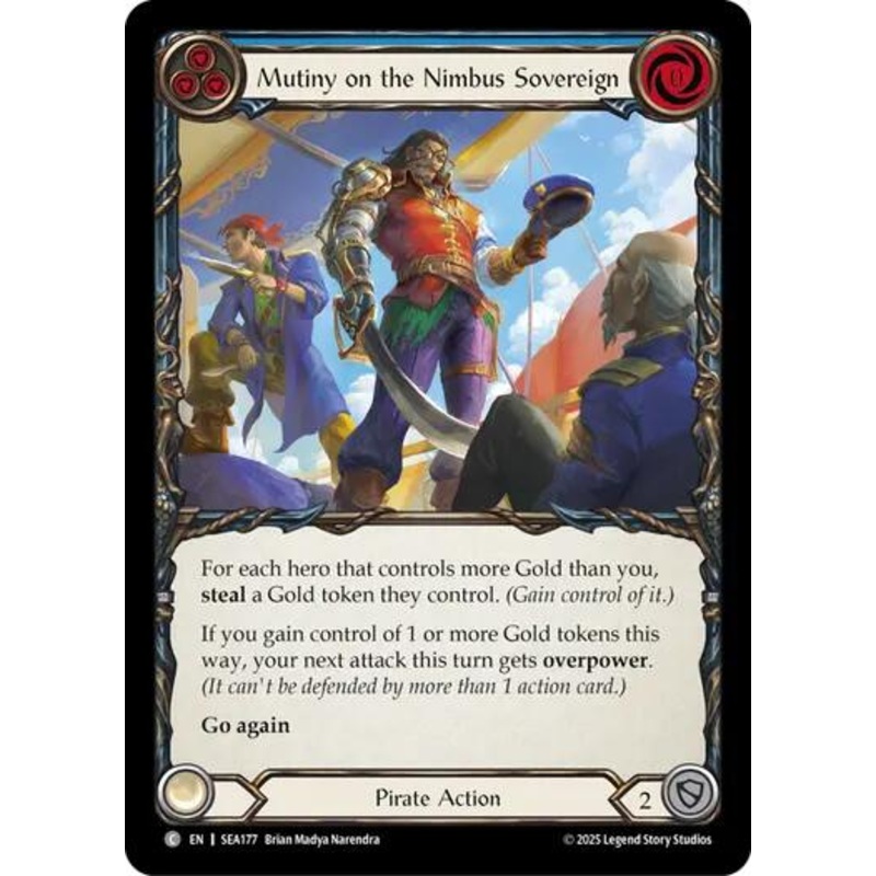 Mutiny on the Nimbus Sovereign [SEA177] (High Seas)  Rainbow Foil
