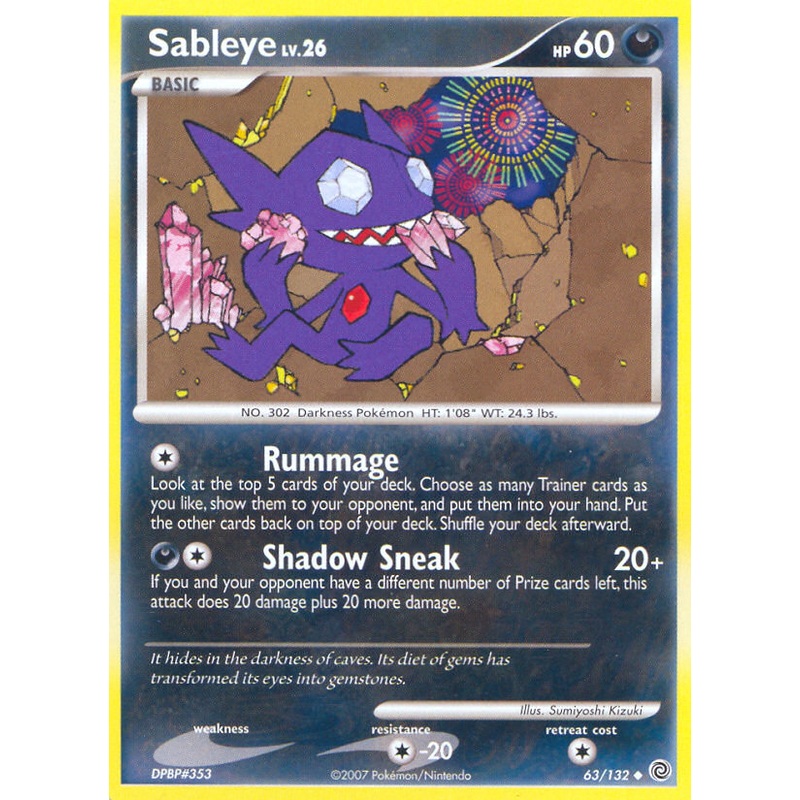Sableye (63/132) [Diamond & Pearl: Secret Wonders]