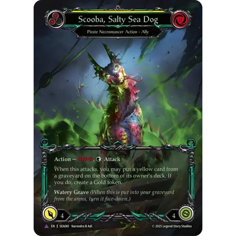 Scooba, Salty Sea Dog (Marvel) [SEA061] (High Seas)  Cold Foil