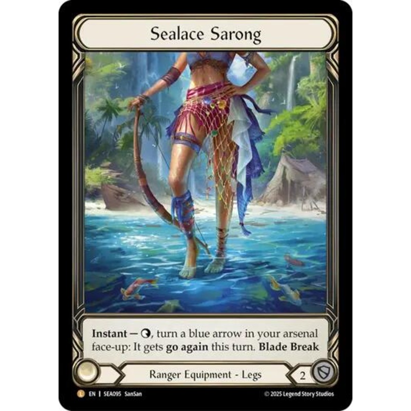 Sealace Sarong (Treasure) [SEA095] (High Seas)  Cold Foil