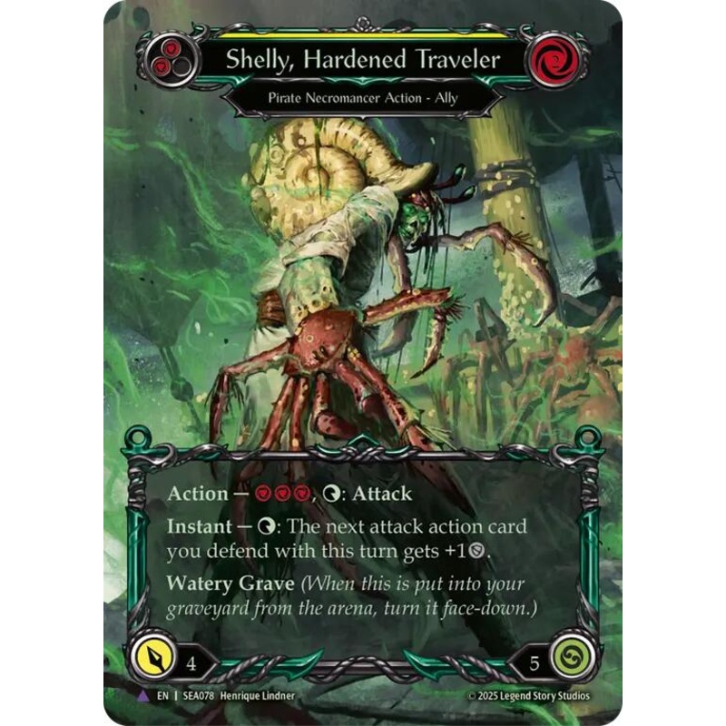Shelly, Hardened Traveler (Marvel) [SEA078] (High Seas)  Cold Foil