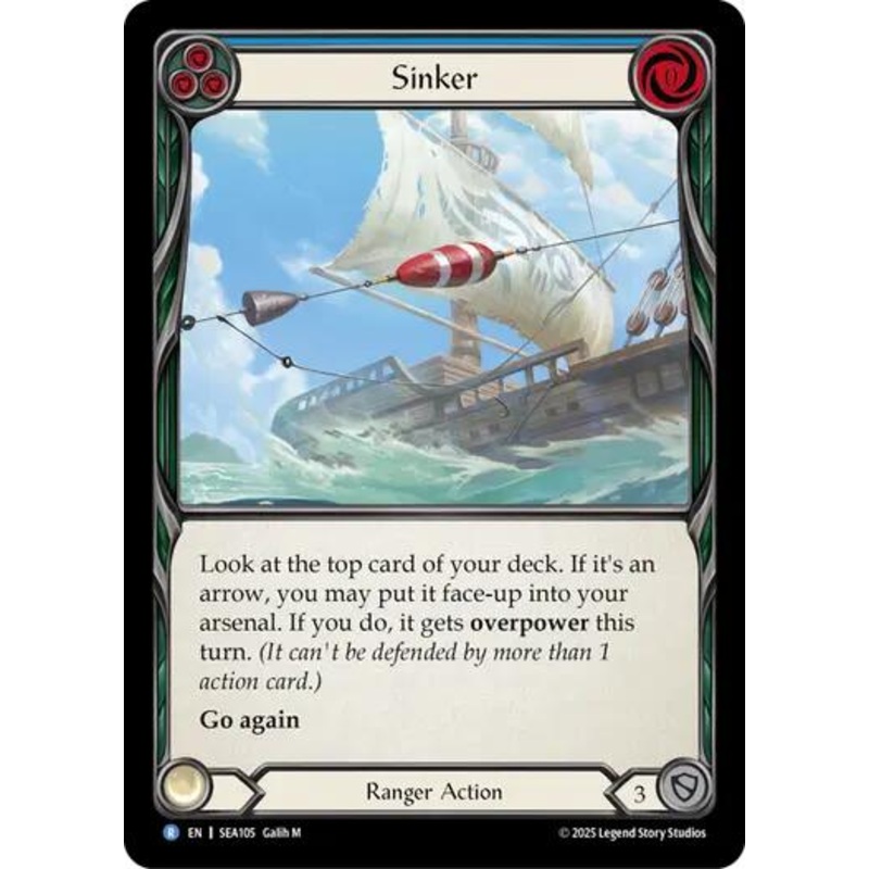 Sinker [SEA105] (High Seas)  Rainbow Foil