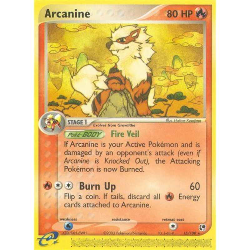 Arcanine (15/100) [EX: Sandstorm]