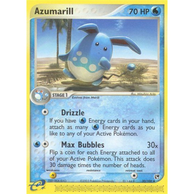 Azumarill (30/100) [EX: Sandstorm]