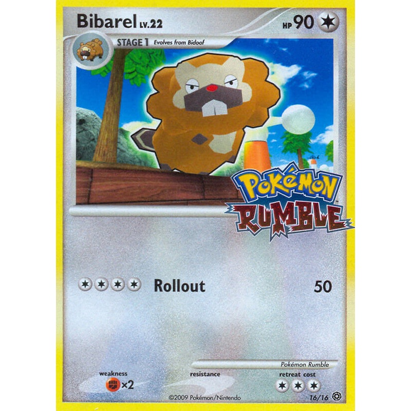 Bibarel (16/16) [Pokmon Rumble]