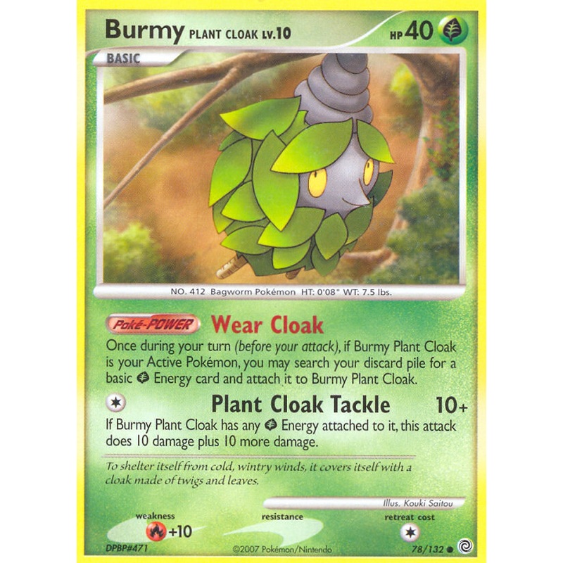 Burmy Plant Cloak (78/132) [Diamond & Pearl: Secret Wonders]