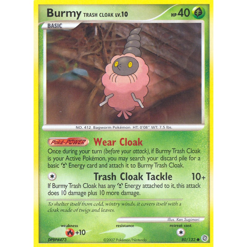 Burmy Trash Cloak (80/132) [Diamond & Pearl: Secret Wonders]