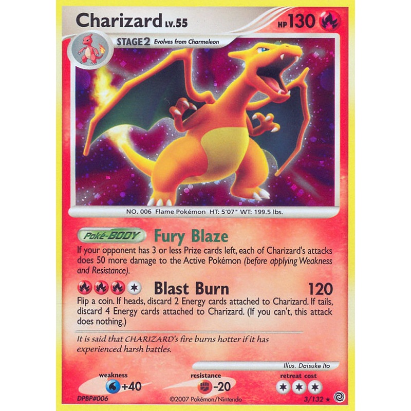Charizard (3/132) [Diamond & Pearl: Secret Wonders]