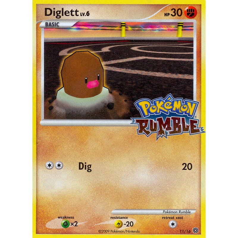 Diglett (11/16) [Pokmon Rumble]