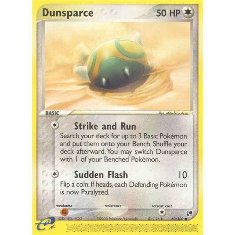Dunsparce (60/100) [EX: Sandstorm]